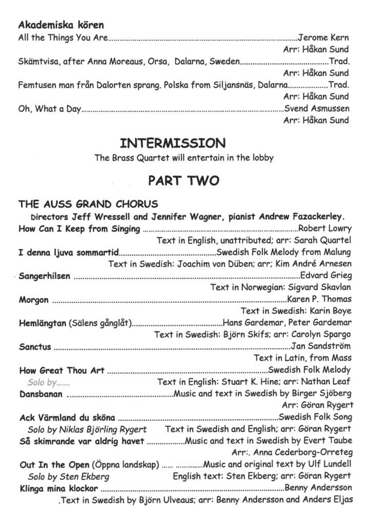 Festival-of-Swedish-Singers-Program